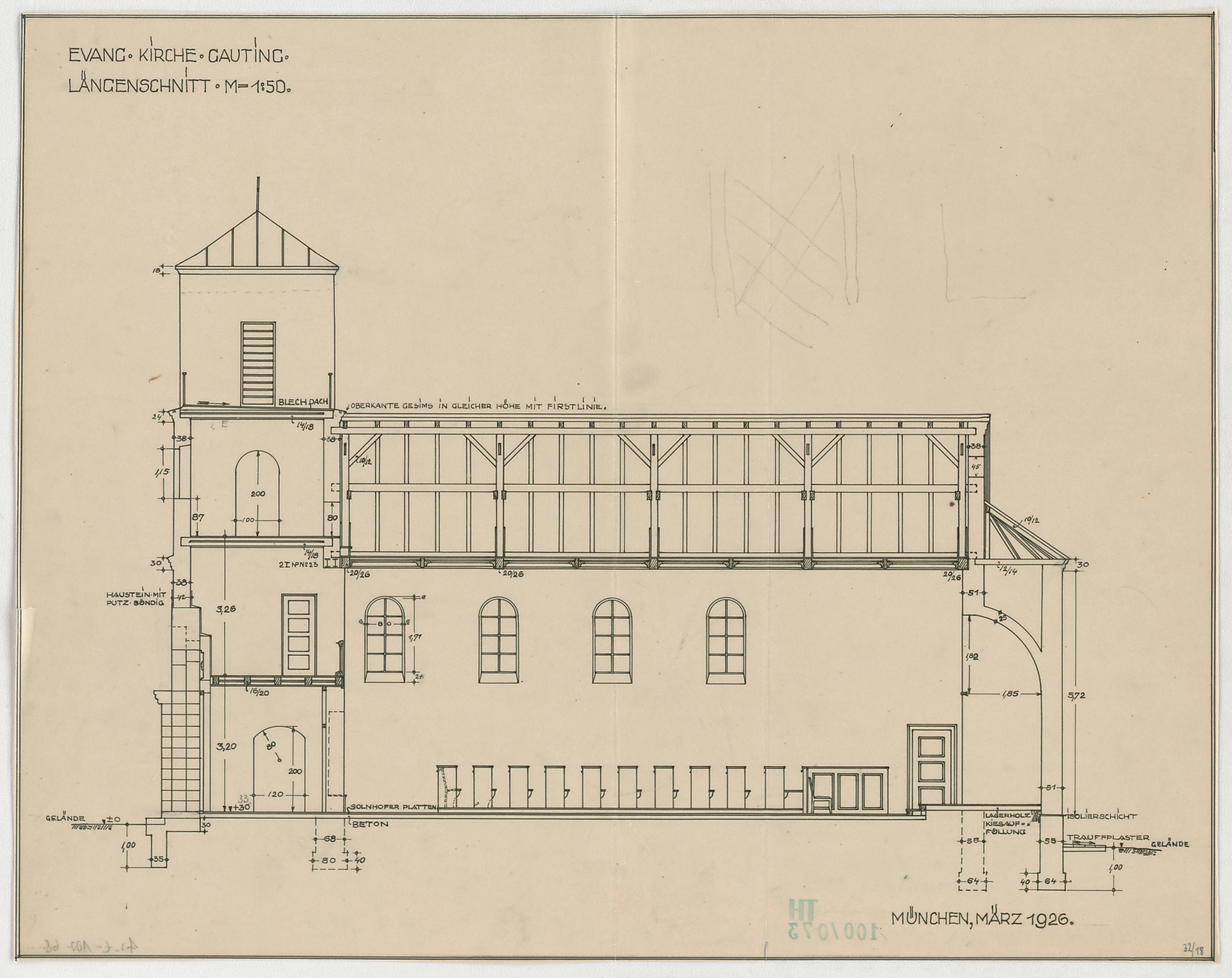 Schließlich stand der Entwurf fest und wurde in eine Bauausführung der 